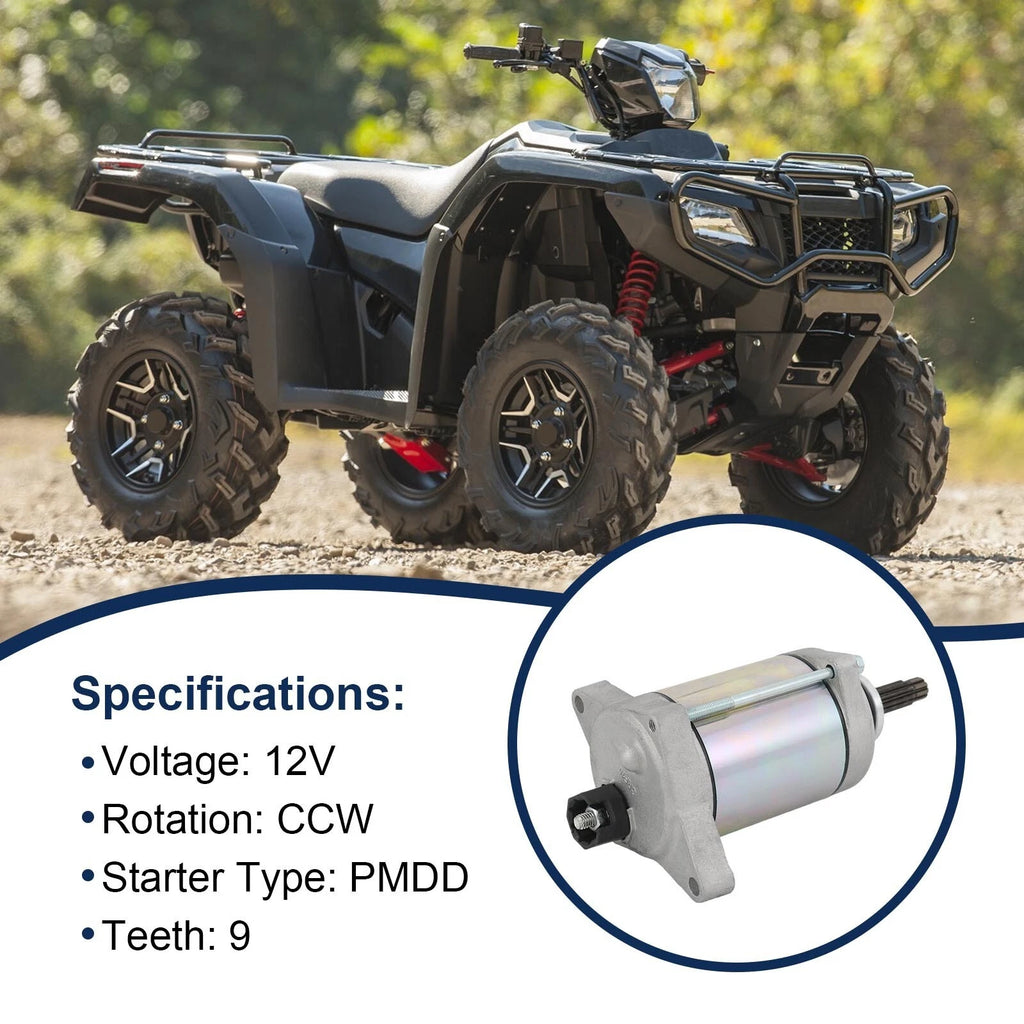 Starter Motor Assembly for Honda FourTrax Rancher 420 TRX420 Pioneer 500 (2014–2023)