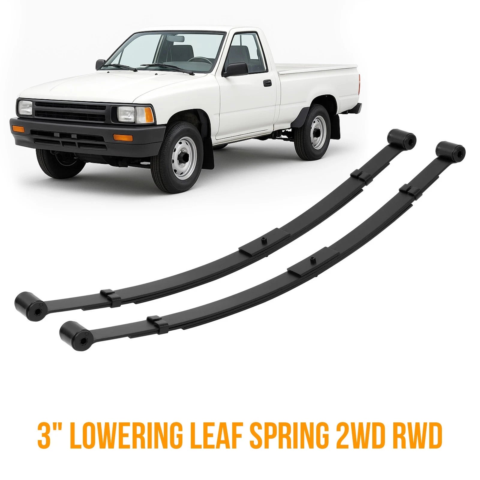 Rear Suspension Leaf Spring for Toyota Pickup 2WD/RWD (1989–1995) w/ Bushing
