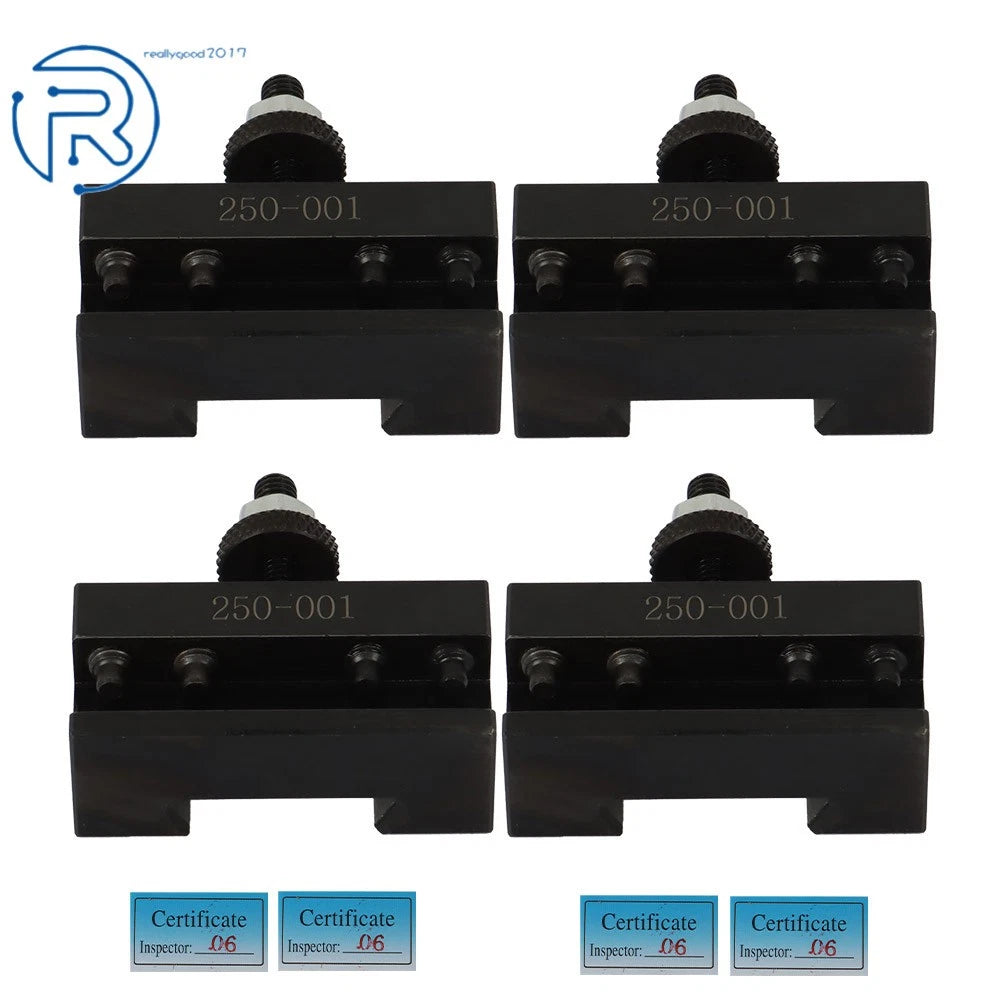 Set of 4 Quick Change Turning & Facing Lathe Tool Post Holder OXA #1 250-001