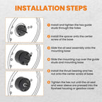 Front & Rear Wear Sleeve with Seal Installer for Detroit Diesel Series 60 (1990–2007)