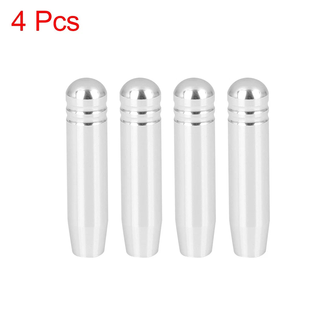 4Pcs Door Lock Knob Pins for BMW 3 Series E90 (2006–2013) - Silver Tone