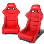 NRG Bucket Racing Seat with Cushion for Universal Fit (Fiberglass/Woven)