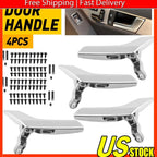 Set of 2 Matte Silver Inner Door Handles for Mercedes W204 C-Class (2008â2014)