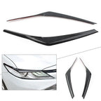 Black Headlight Eyebrow Trim for Toyota Camry SE XSE (2018-2024)