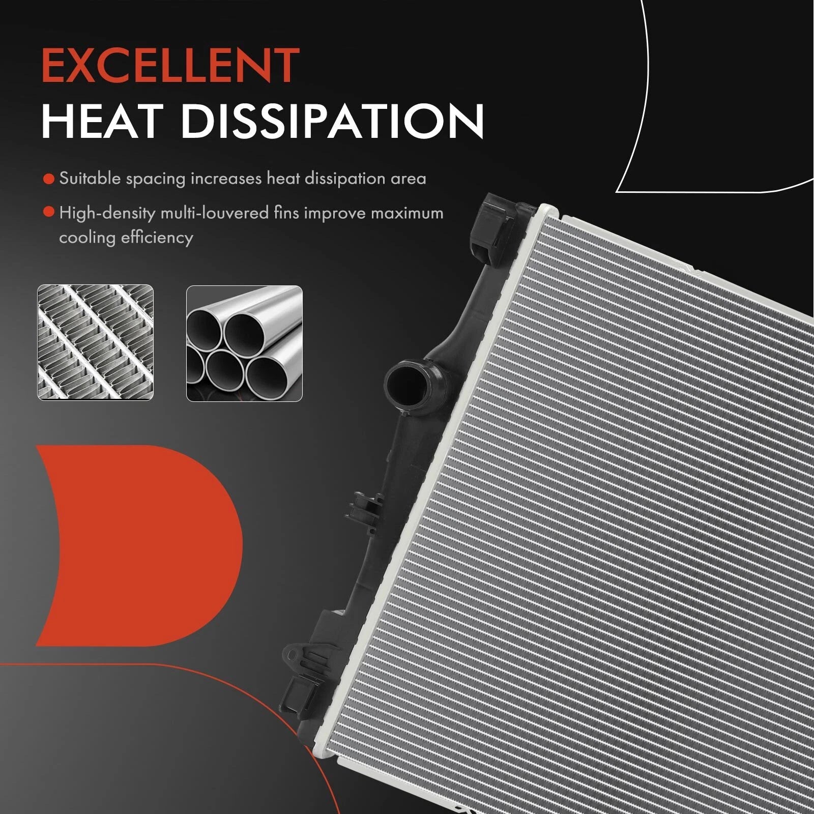 Radiator for Mercedes-Benz C-Class W205 (2015–2022)