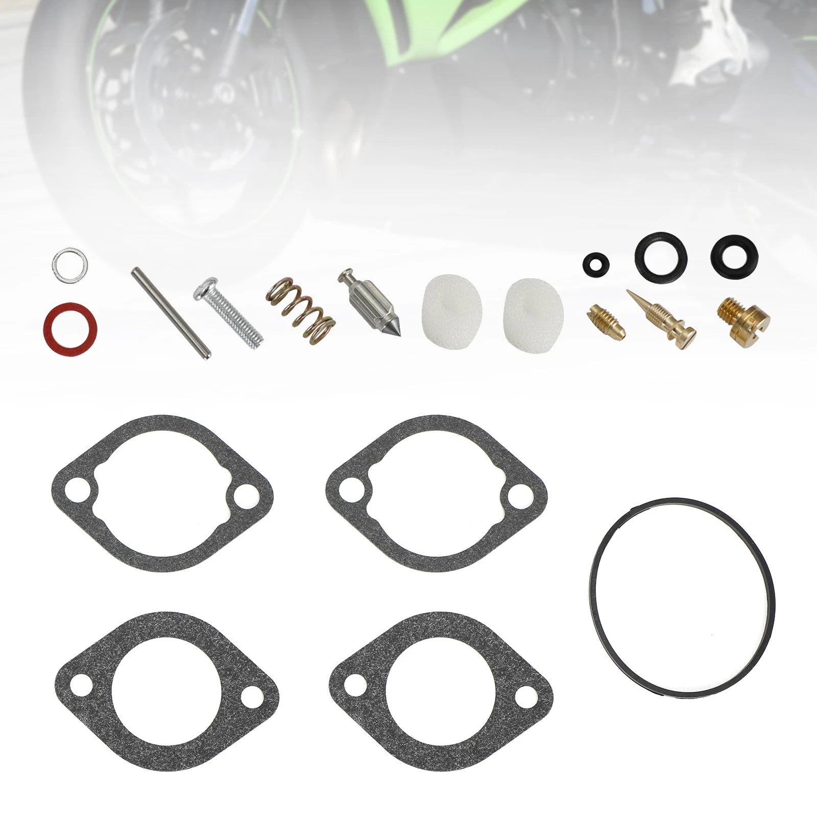 Carburetor Rebuild Kit for Kawasaki 610 600 SX Mule (2005–2017)