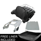 Chopped Trunk Backrest Pad Mount Plate for Harley Davidson Touring (2009–2013)