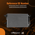 Cooling Radiator for Hyundai Elantra (2021–2025) Cross Flow MT Direct Fit