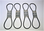 Set of 4 Engine Motor Accessory Drive Belts for Mileage Maker 15520MK (11AV1320)