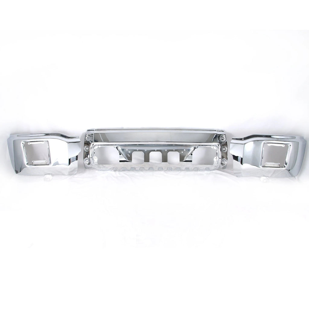 Chrome Steel Front Bumper Face Bar for GMC Sierra 1500 (2014–2015)