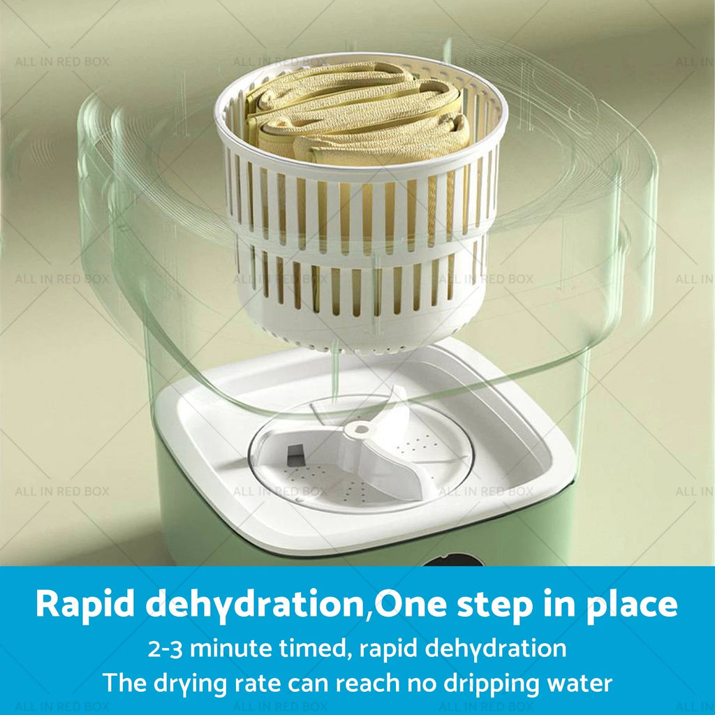 Portable Washing Machine for Travel (Foldable, Deep Cleaning)