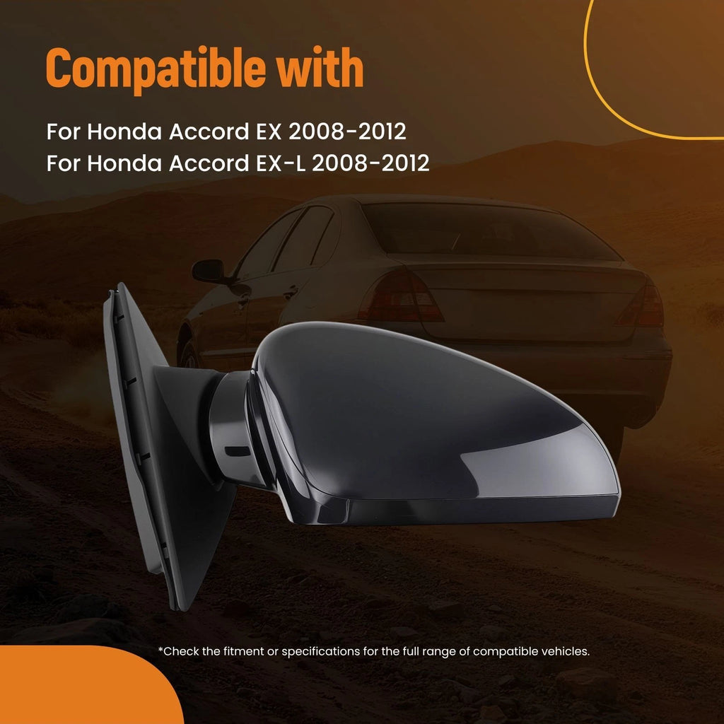 Power Heated Right Rear View Mirror for Honda Accord EX (2008–2012)