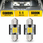 31mm 3020 LED Light Bulb for AUXITO Interior Ceiling (Canbus Error Free)