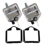 2X Trailer Door Latch T-Handle Lock for Camper RV Truck