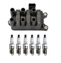 Denso Ignition Coil & 6 Spark Plug Kit for Ford Mazda Mercury V6 (0.050)
