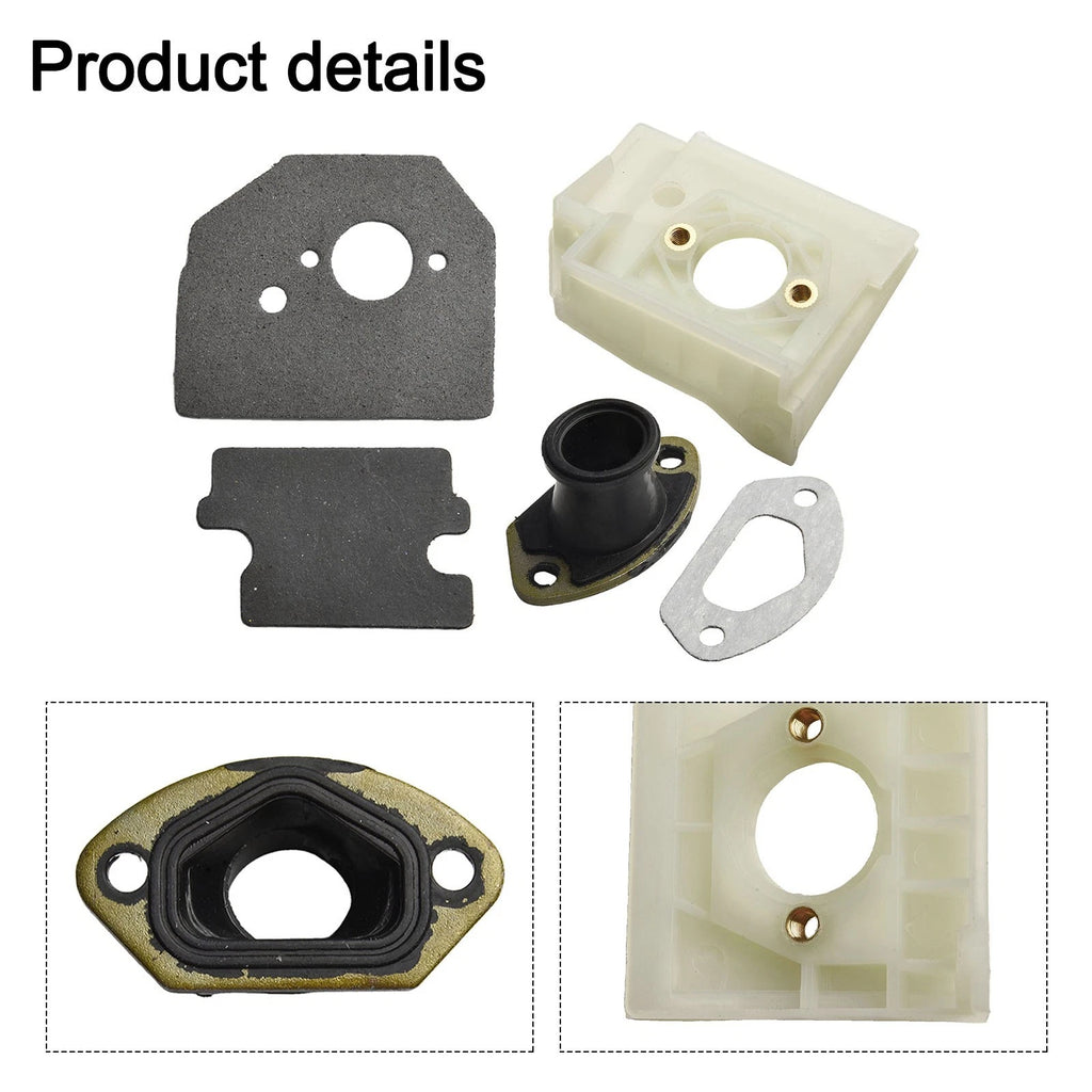 Carburetor Kit Bracket Gasket for Chinese Chainsaw 4500 5800 (45CC 58CC)