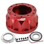 J2 6-Bolt Aluminum Steering Wheel Hub Adapter for Mazda 626 Miata (1990–2002)