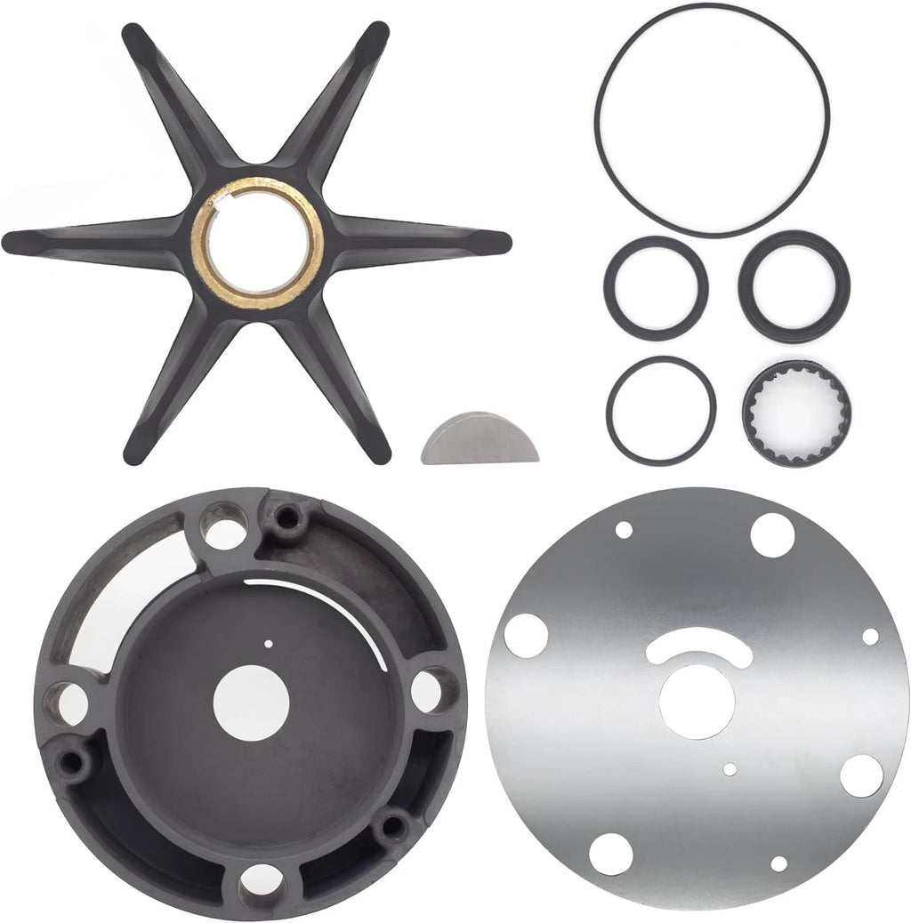 Water Pump Impeller Kit & Housing for OMC Stringer Stern Drive (1968–1990) 983218 18-3386