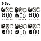 6x Carburetor Gasket Repair Kit for Husqvarna 130BT (K20-WYA)