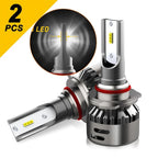 2X 9006 HB4 LED Headlight Bulbs for Canbus Vehicles (20000 Lumen, 6500K)