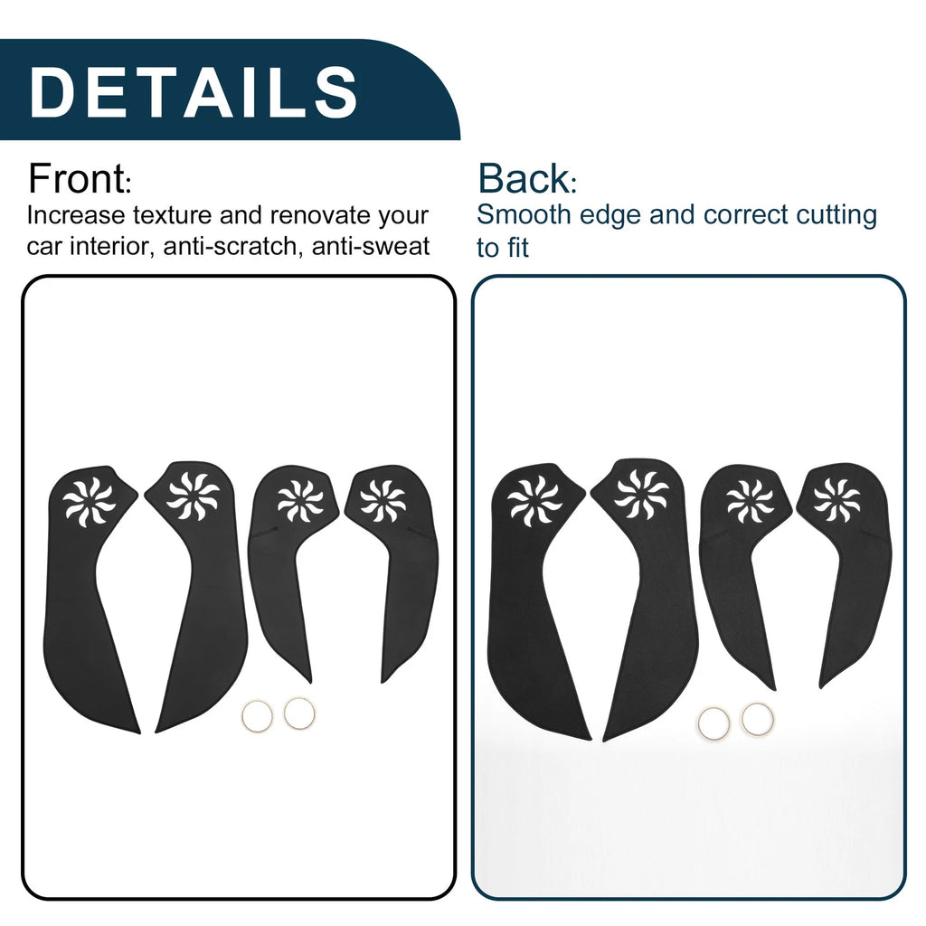 Set of 1 Car Door Anti Kick Pad Sticker Protector for Buick Excelle XT (2010–2013)