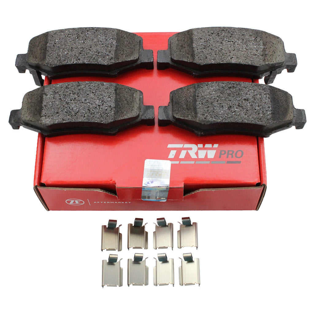 Set of 4 TRW Pro Rear Ceramic Brake Pads for Dodge Nitro Jeep Liberty Wrangler JK (2007–2018)