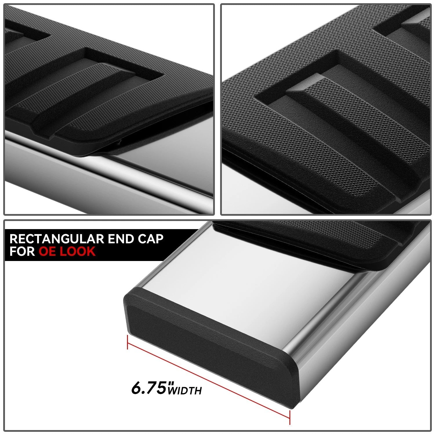 Stainless Steel Side Step Bars for Ram 1500 Quad Cab (2019–2024)