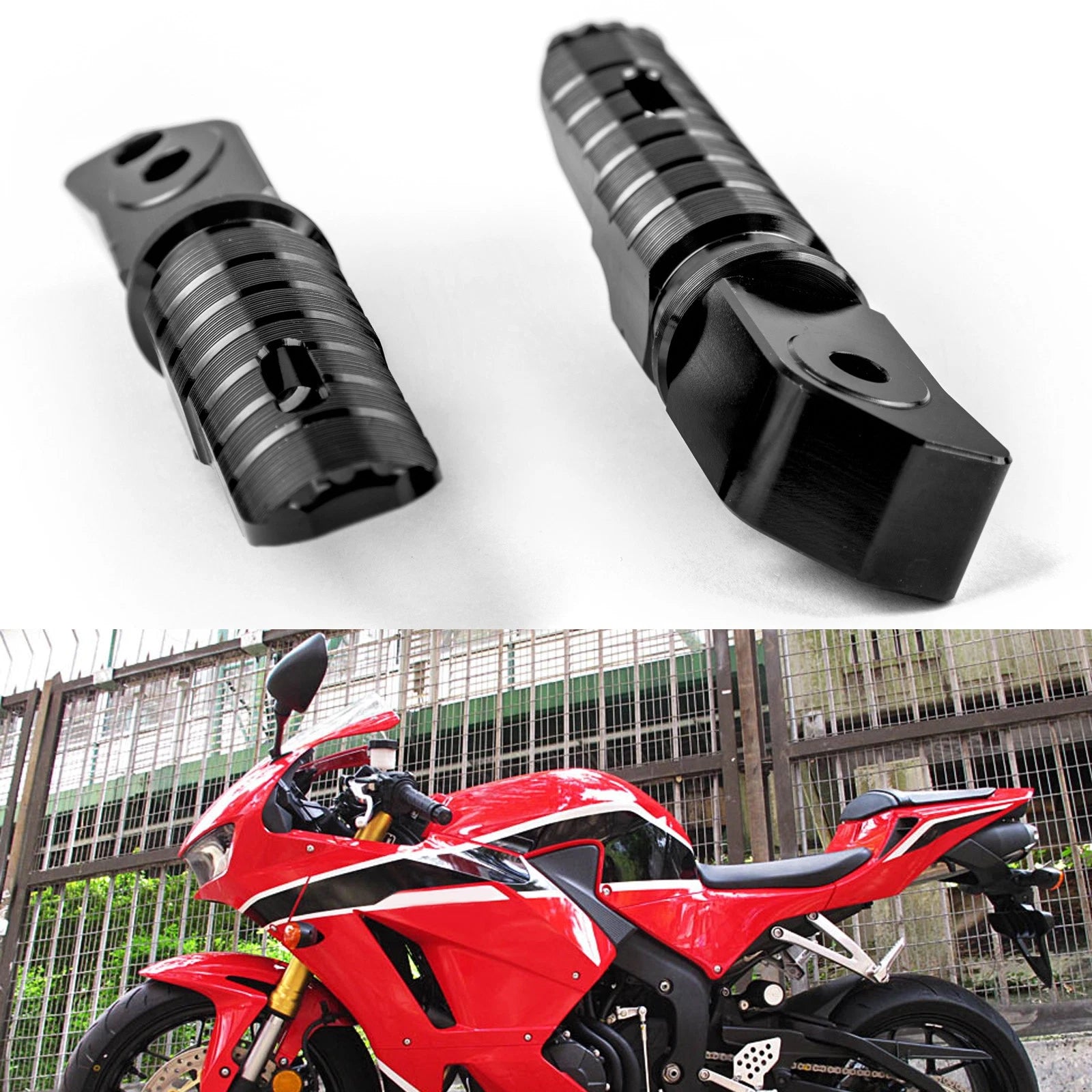 Rear Footrests Foot Pegs for Honda CBR600RR CBR250RR CBR1000RR CB1100 CBR900 (2003–2023)