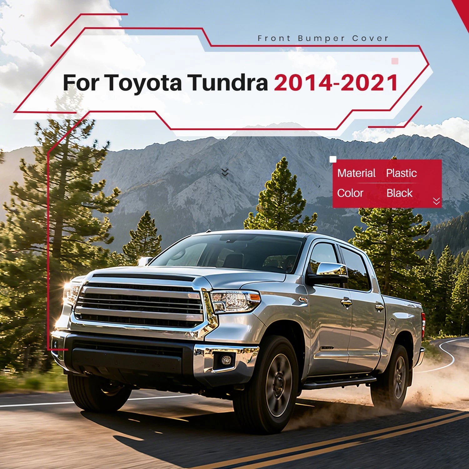 Front Bumper Cover Protector for Toyota Tundra (2014–2021) #539110C050
