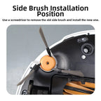 Robot Side Brush Replacement Parts for Compatible Models (Nylon Bristles)