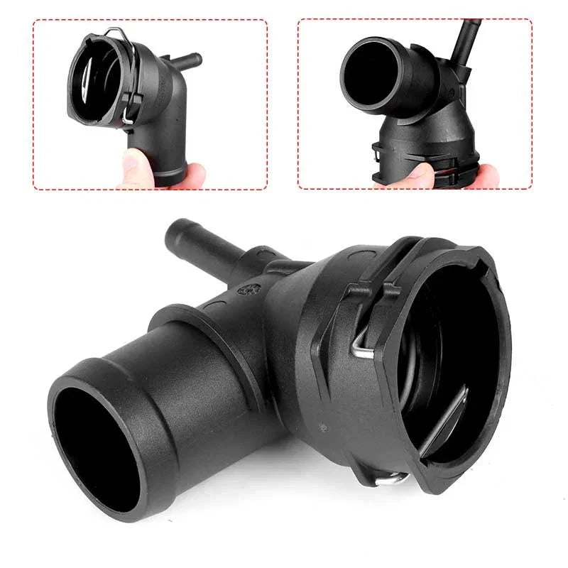 Engine Coolant Pipe Hose Connector for VW CC/Jetta/Passat/Tiguan (2004–2017)