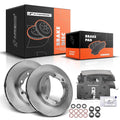 Front Disc Brake Rotor & Ceramic Pads for Dodge Ram 2500 (2003–2010)