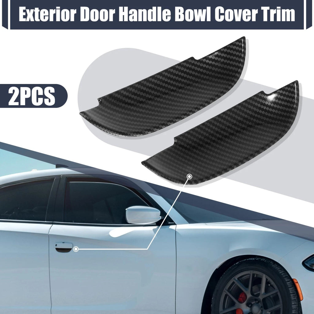2X Door Handle Bowl Cover Trim for Dodge Charger (2011–2020)