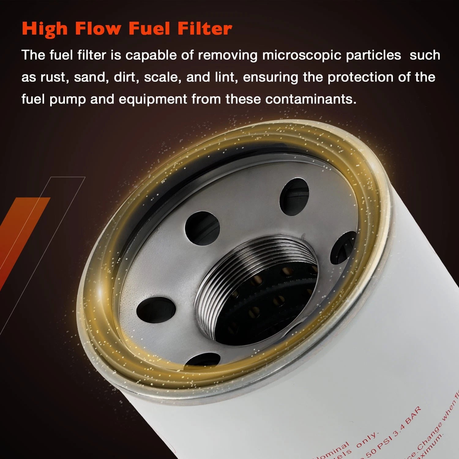 Fuel Transfer Tank Pump Filter for Various Models (1-1/2"-16)