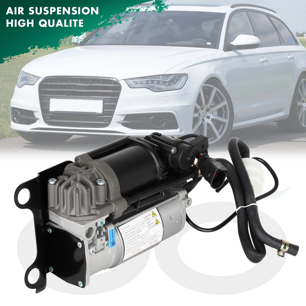 Air Suspension Compressor Pump with Bracket for Audi A8 A6 Quattro (2009–2017)