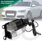 Air Suspension Compressor Pump with Bracket for Audi A8 A6 Quattro (2009–2017)