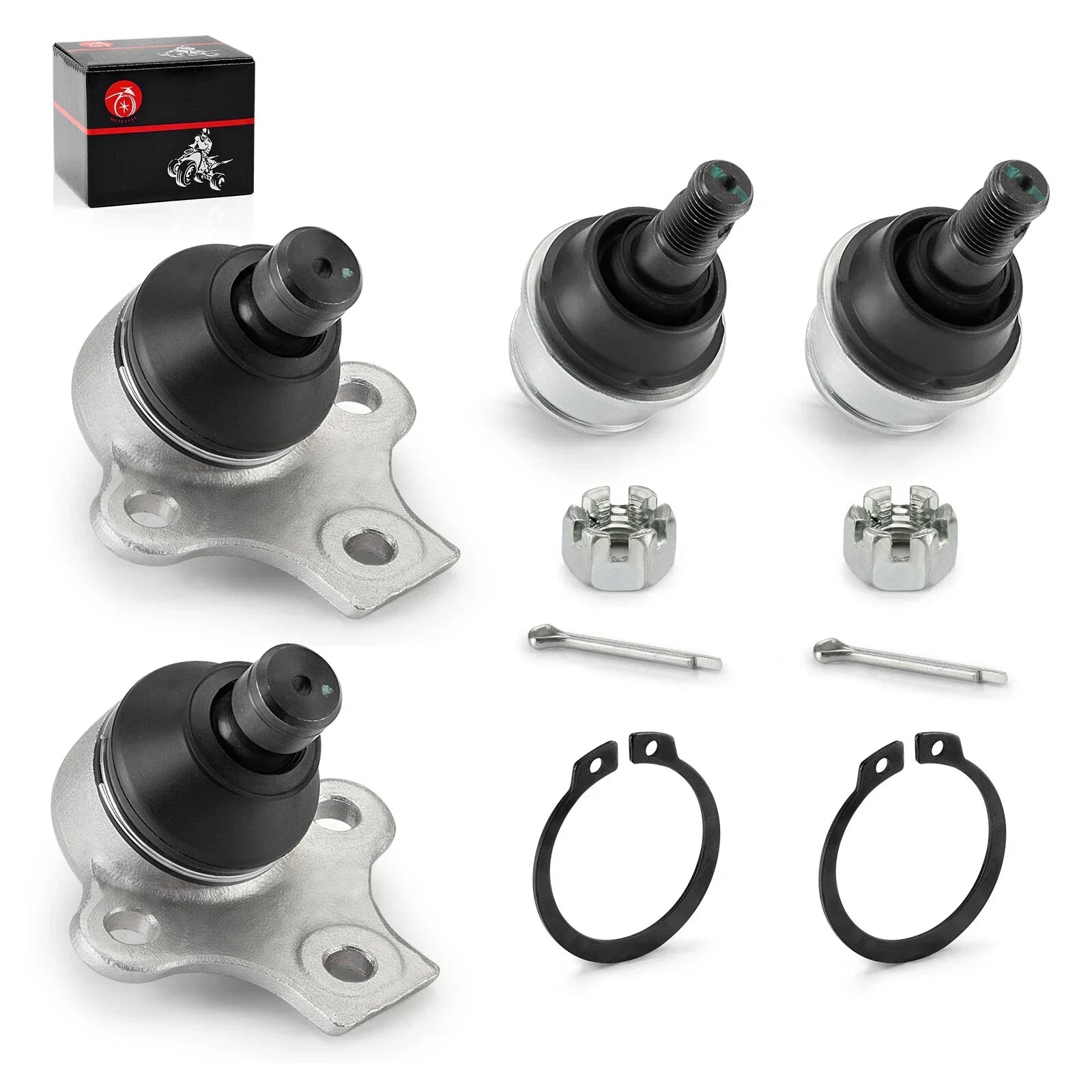 2 x Upper + Lower Arm Ball Joint Kit for Can-Am Outlander (2006–2012)
