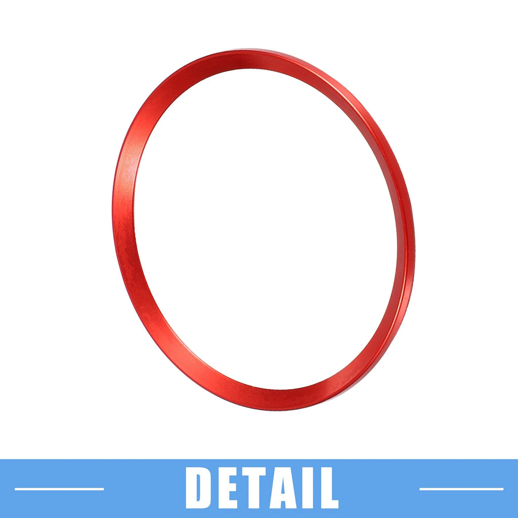 Set of 4 Wheel Hub Center Cover Rings for Honda Civic (2016–2021) Red