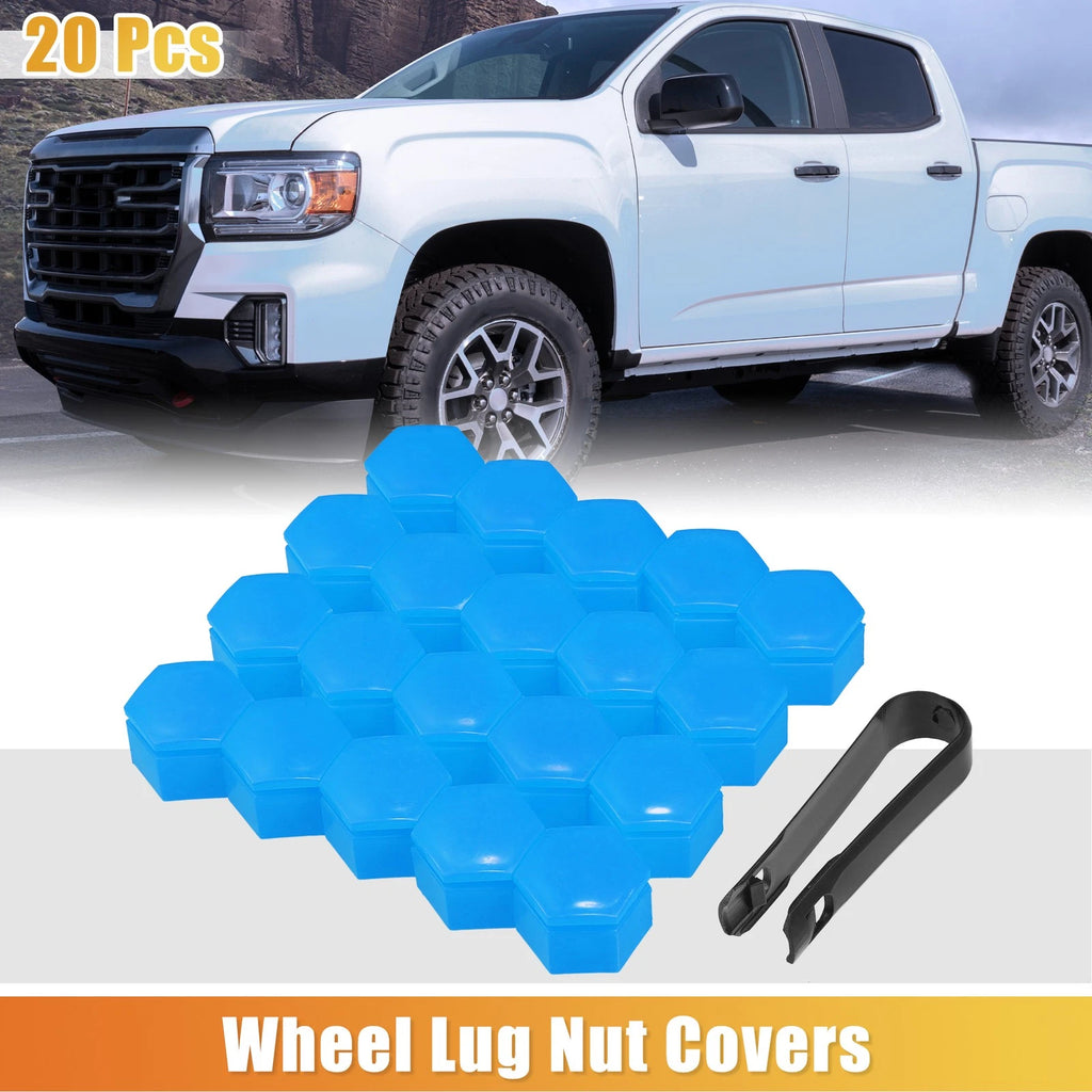 20 Pcs 22mm Wheel Lug Nut Cover for Land Rover Range Rover Sport (2006–2013) Blue