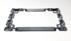 Chrome Metal Chain License Plate Tag Frame for Motorcycle Universal (All Years)
