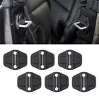 8x Door Lock Cover & Screw Protector Trim for Jeep Wrangler (2018-2024)