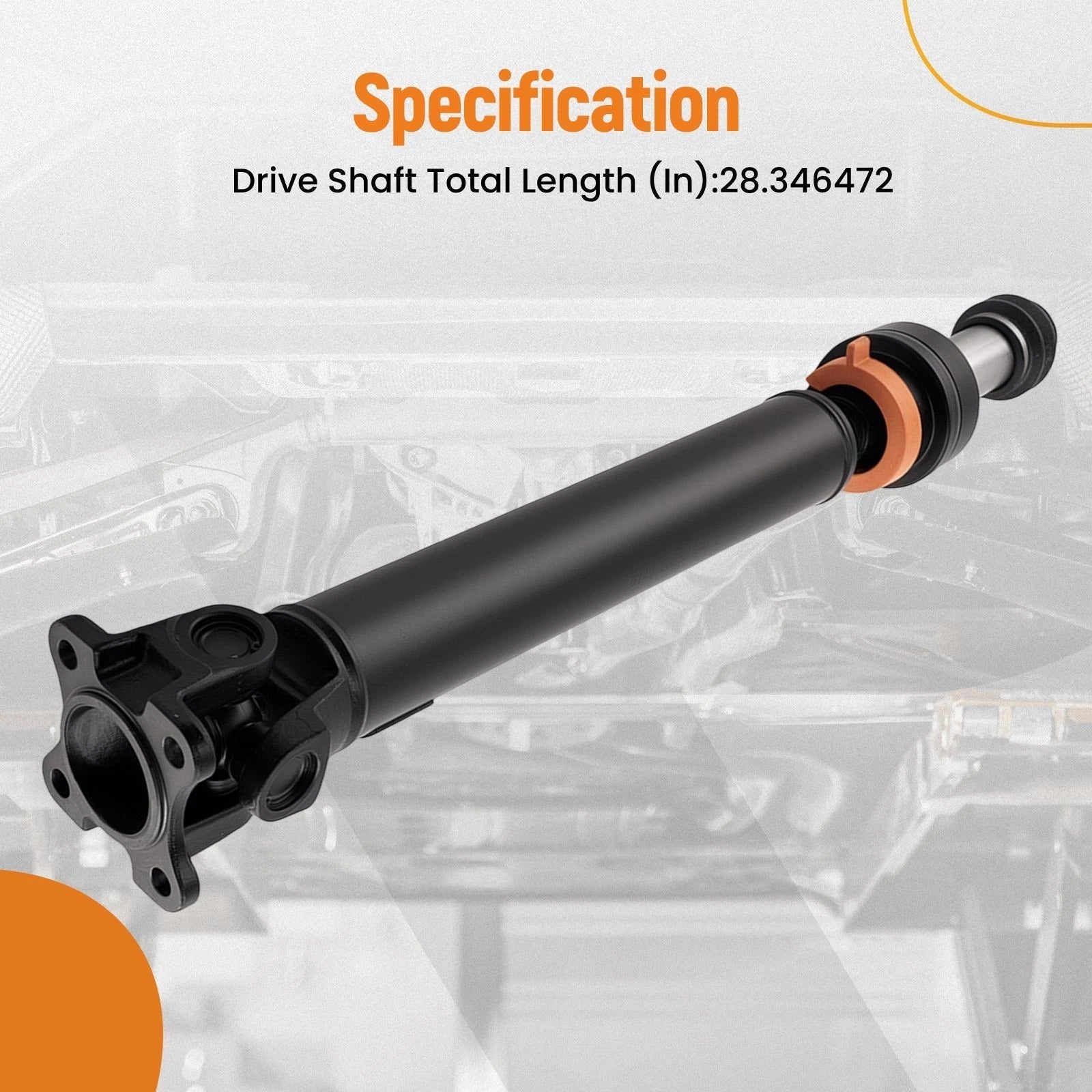 Front Driveshaft Prop Shaft for Dodge Dakota (2007–2010) Mitsubishi Raider (2007–2009) 4WD