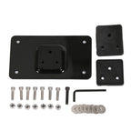 3 Holes Laydown License Plate Mounting Bracket for Harley Sportster Dyna Softail