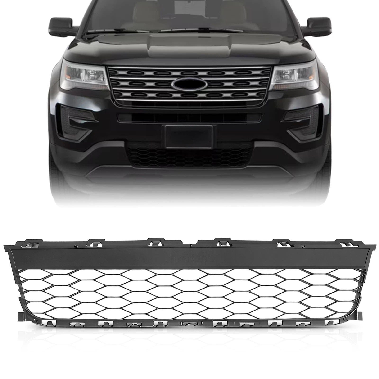Front Bumper Lower Grille for Ford Explorer (2016–2017)