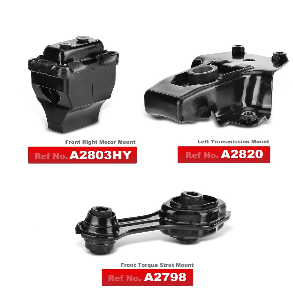 Engine Motor & Trans Mount for Chevy Cavalier Pontiac Sunfire (1995-2002)
