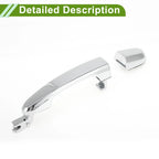 Exterior Door Handle for Hyundai Kia (No. 836611F000) Rear Right Silver Tone
