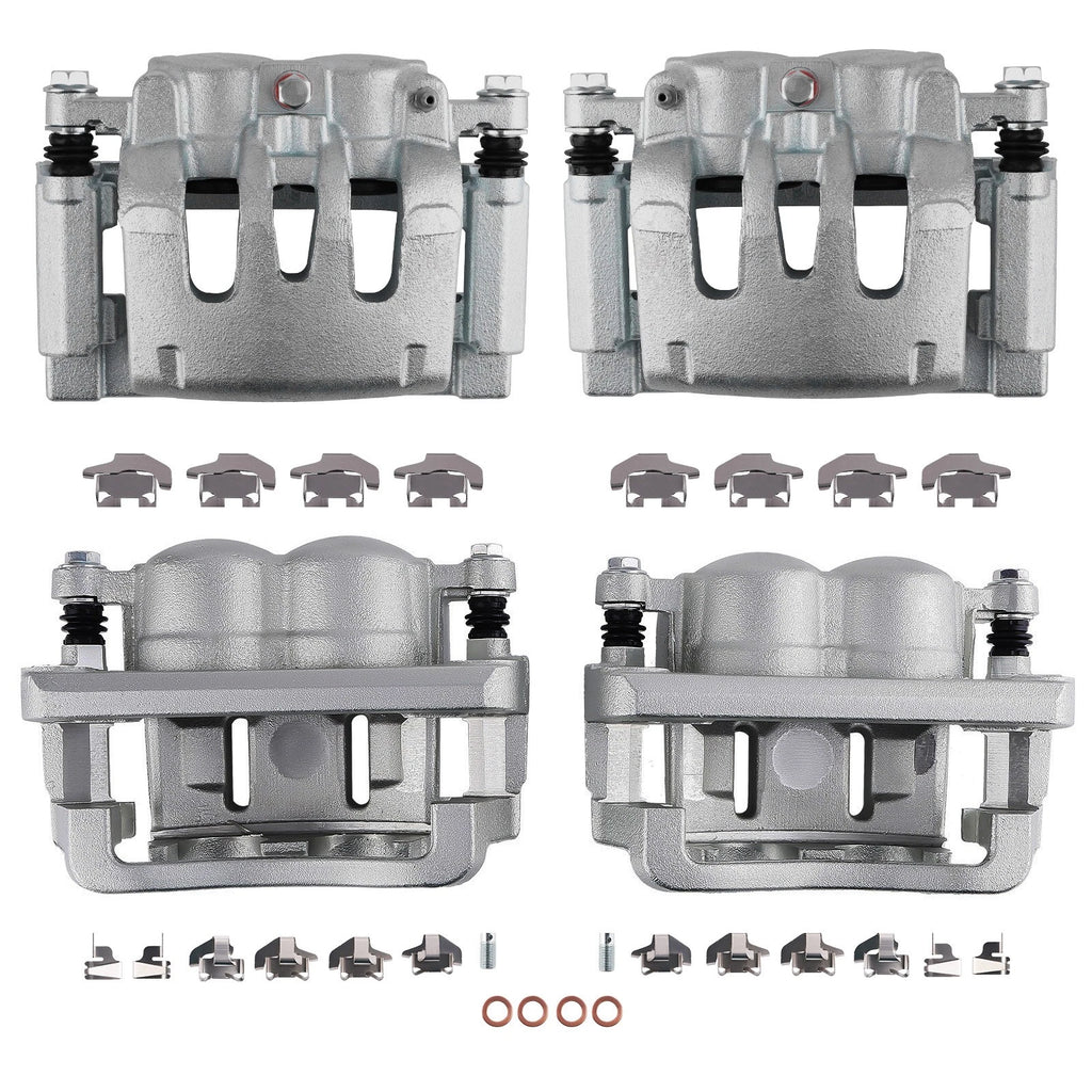 4X Brake Caliper Assembly Kit for Ford F-350/250 Super Duty (2008–2012)