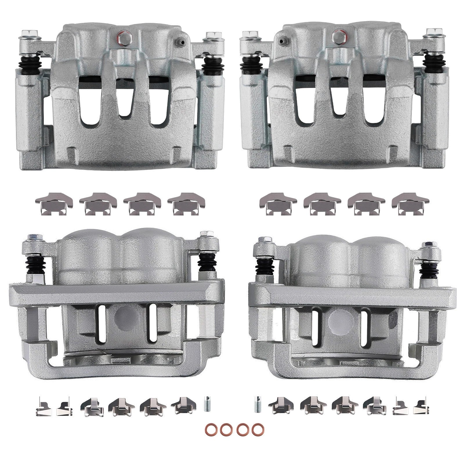4X Brake Caliper Assembly Kit for Ford F-350/250 Super Duty (2008–2012)