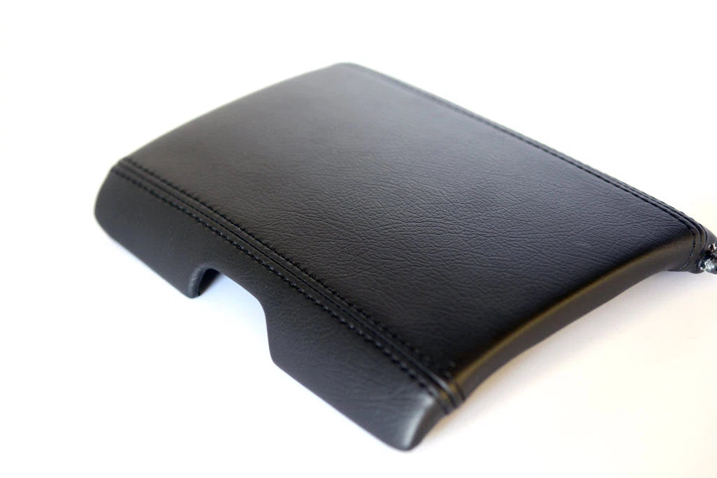 Center Console Armrest Cover for Mazda Miata (1999–2005) Black PVC Leather