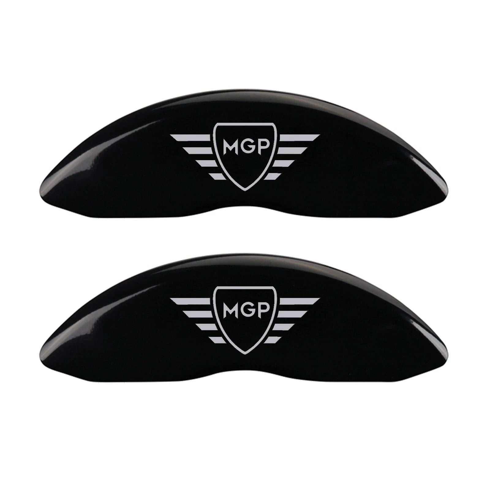 Black Caliper Covers Set with Logo Inscribed for Mercedes GL450 (2015–2016)